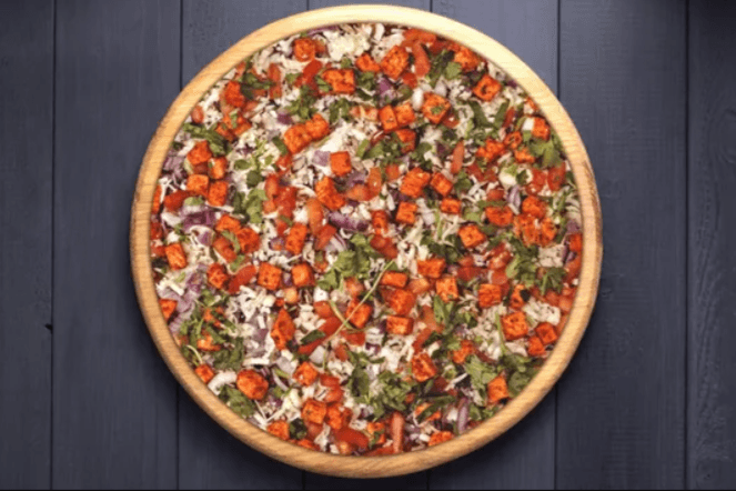 3. Single Small Shahi Paneer Pizza