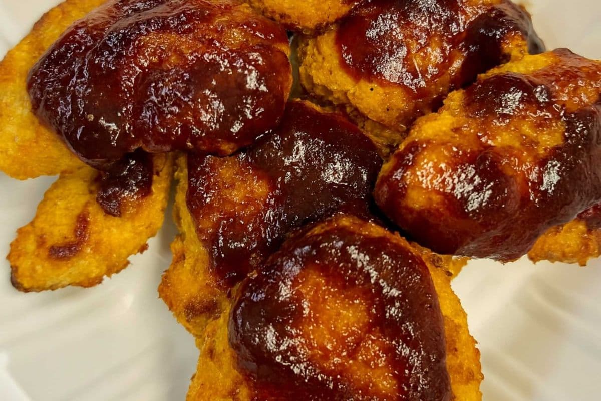 HOME MADE HOT HONEY BBQ BITES (6pcs)