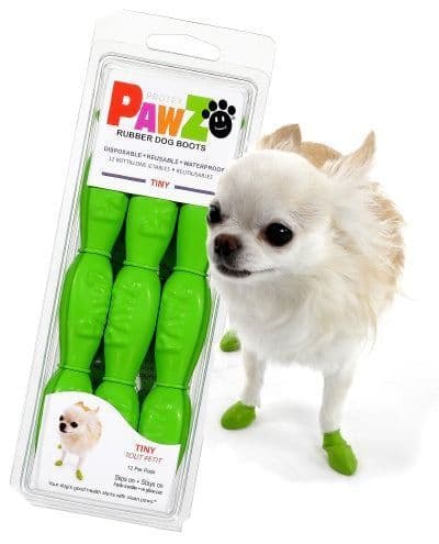 PAWZ Dog Boots - Tiny Available in Green & Black