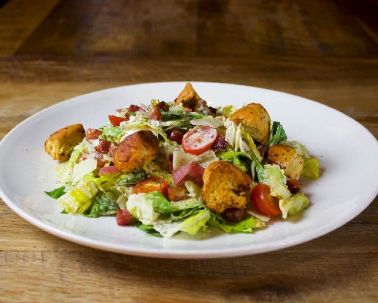 Jack's Pan Bread Bacon Caesar Salad