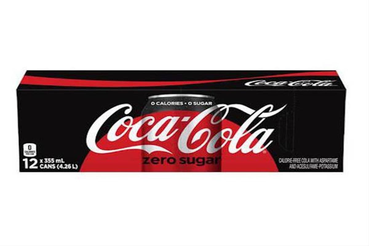 Coca Cola Zero Sugar (355 ml Cans) ( pack of 12)