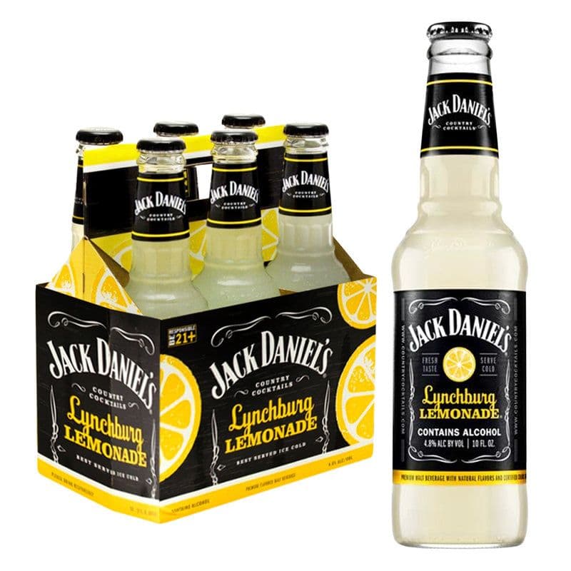 JD Country Cocktails Lynchburg Lemonade Bottles (6 x 330 ml)