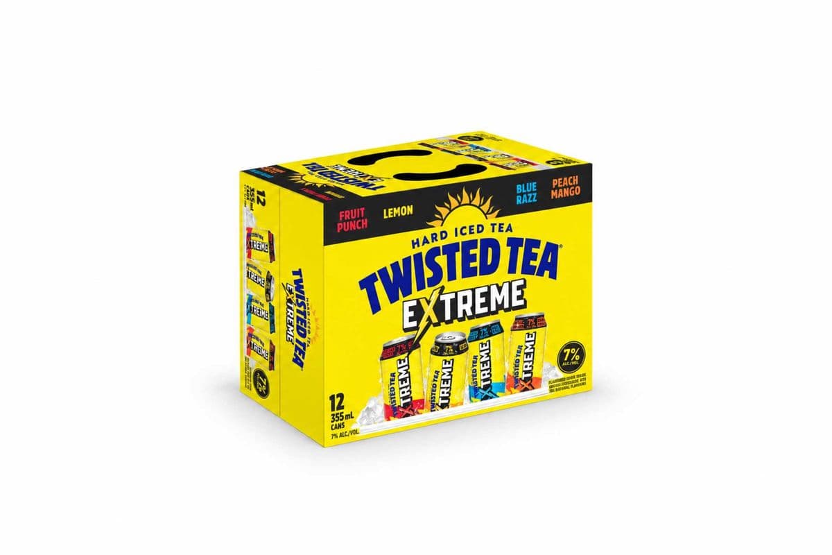 Twisted Tea Hard Iced Tea Extreme Party Pack (12 x 355ml Can)