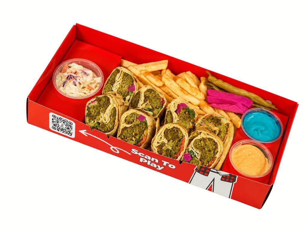 Veg Falafel Saj/Meal