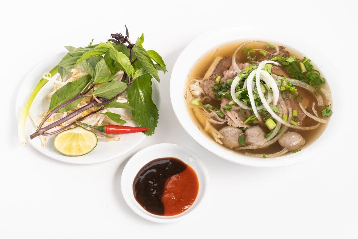 01. Special Combo Beef Rice Noodle Soup - Pho dac biet