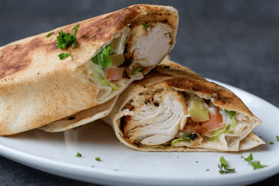 Shish Tawook Pita Wrap