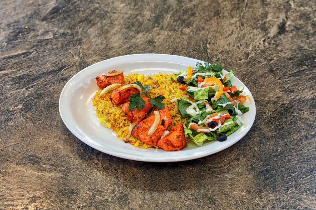 Shish Towook or Chicken Kebab Plate