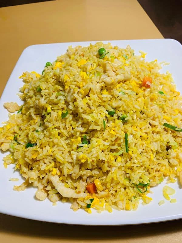 78. Fried Rice with Diced Chicken and Salted Fish 鹹魚雞粒炒飯