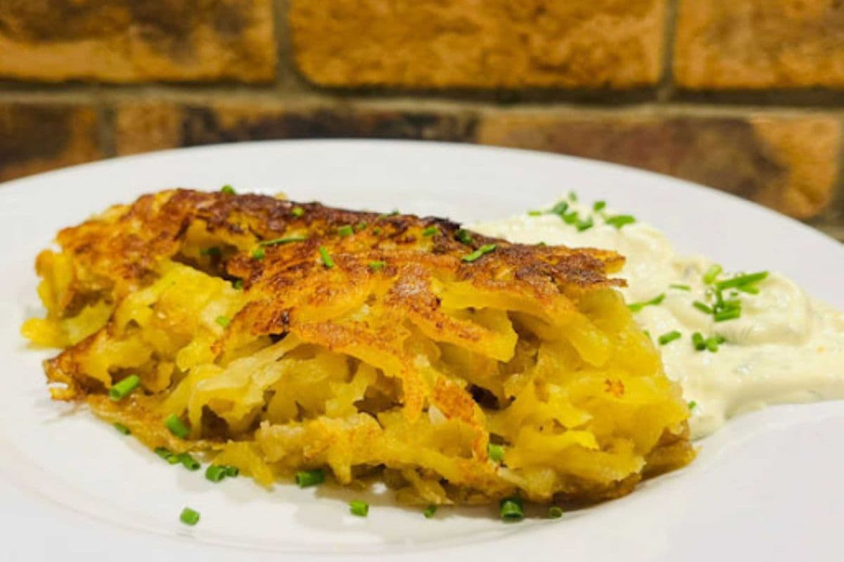 Rosti with Sour Cream