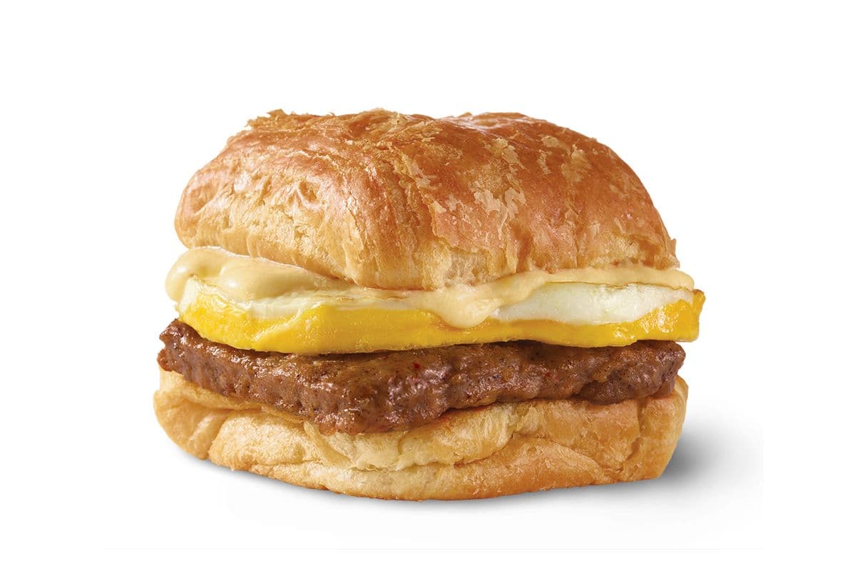 Sausage, Egg, and Swiss Croissant (Cals: 580)
