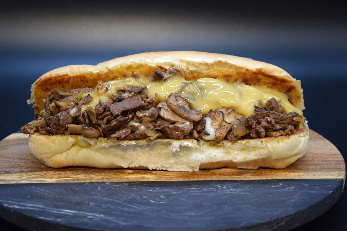 Mushroom Melt Cheesesteak