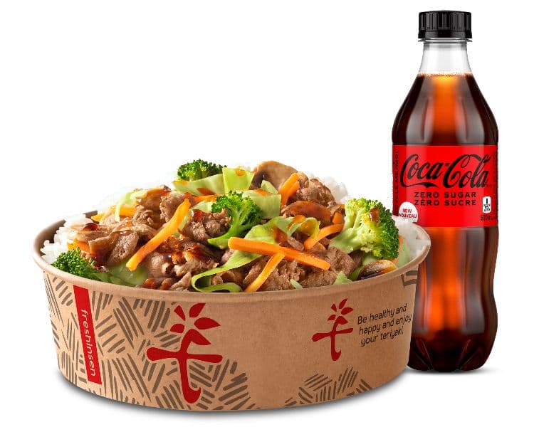Sukiyaki Beef & Bottled Drink