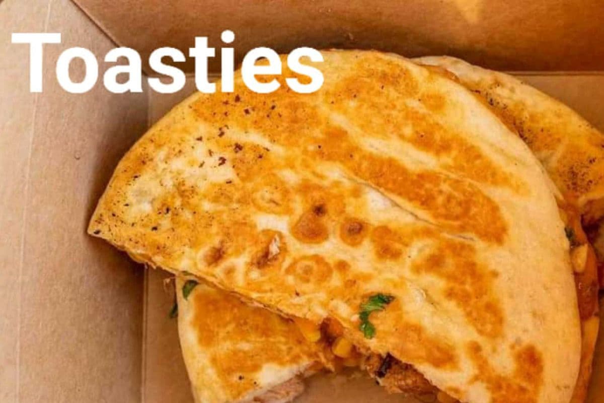 Chicken Tikka Naan Toastie