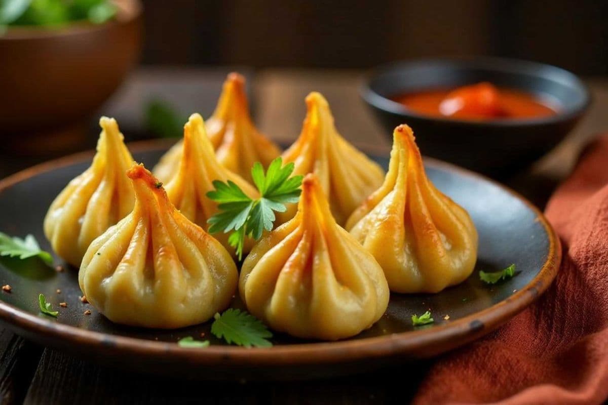 VEG FRIED MOMO (8PC)