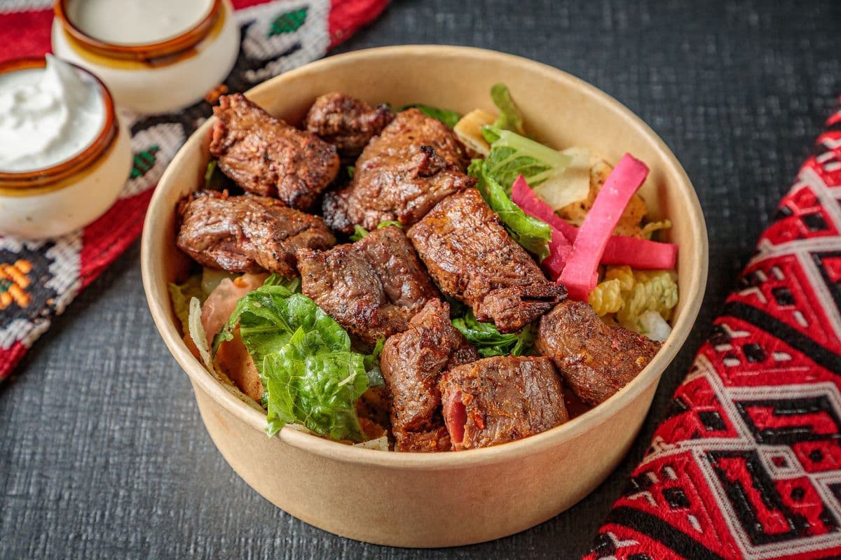 Lamb BBQ Salad Bowl
