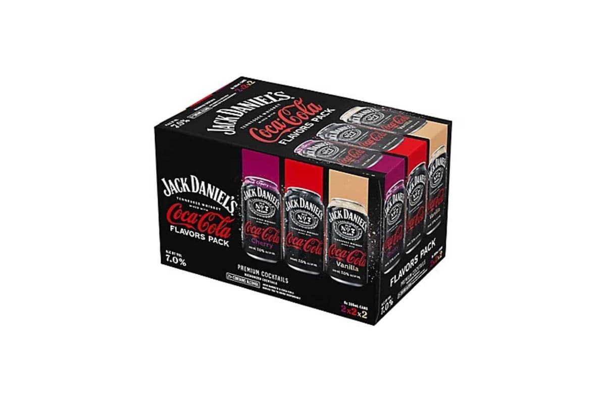 Jack Daniel's Coca Cola Variety Pack (6 Cans) (1 x 6x355ML)
