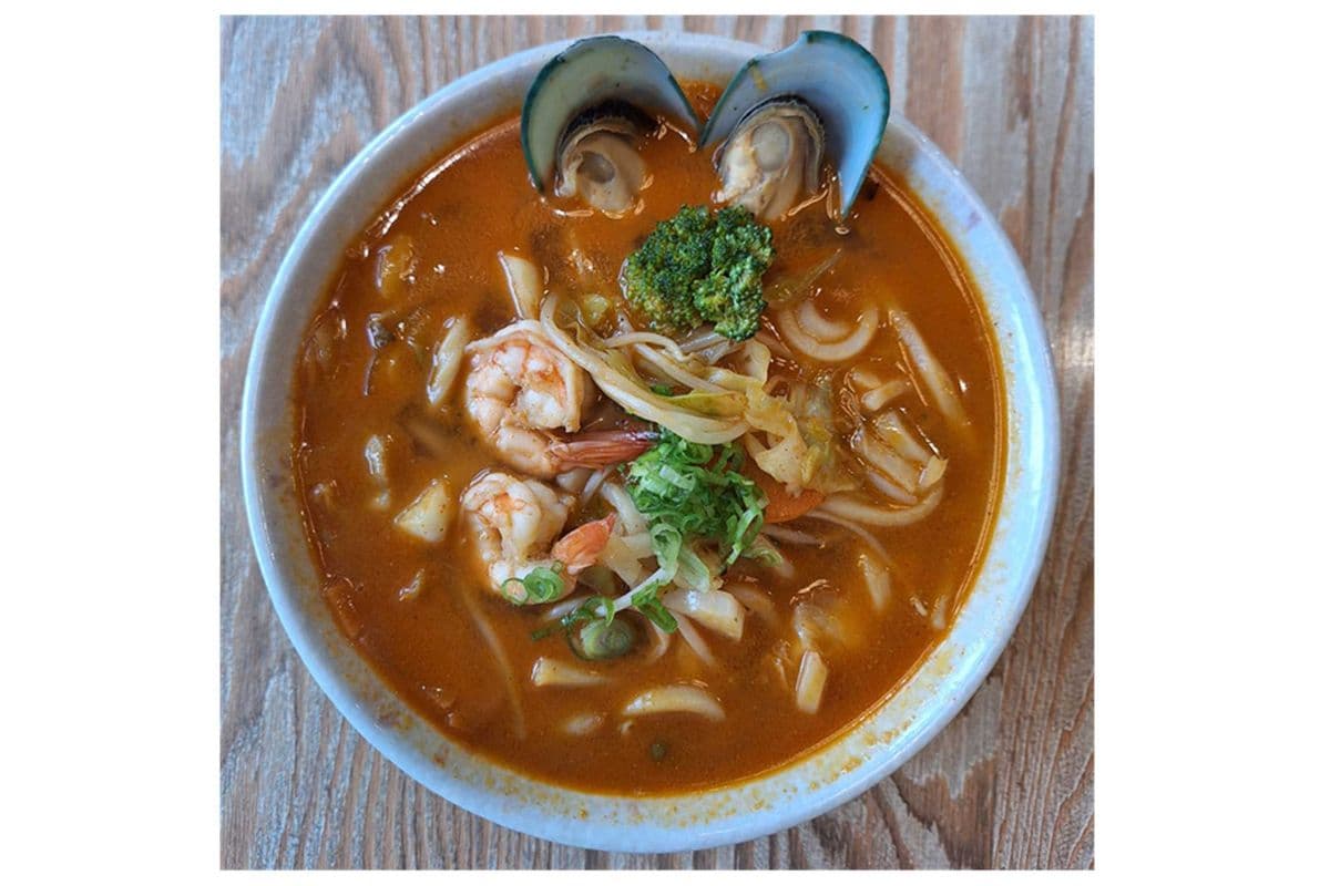 Spicy Seafood Udon