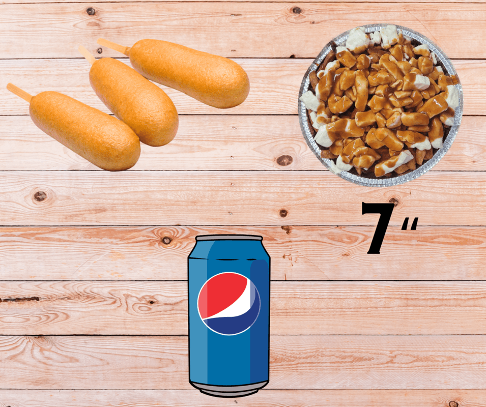 Trio poutine 7" + 3 pogo + liqueur
