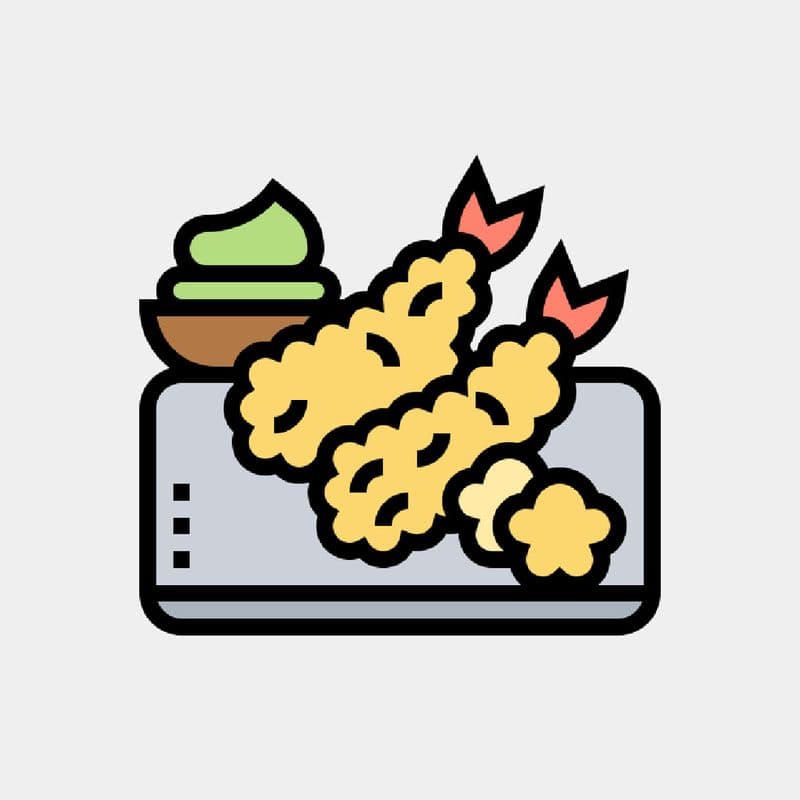 61. Crevettes panées / 61. Breaded Shrimps