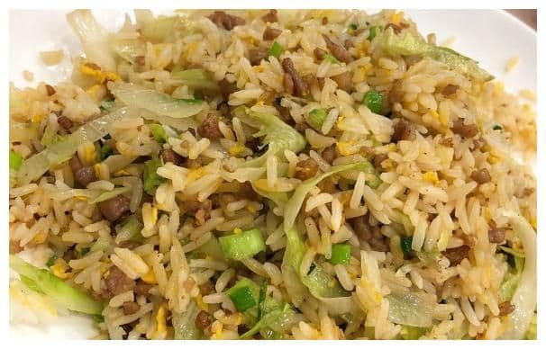 64. Beef Fried Rice with Lettuce