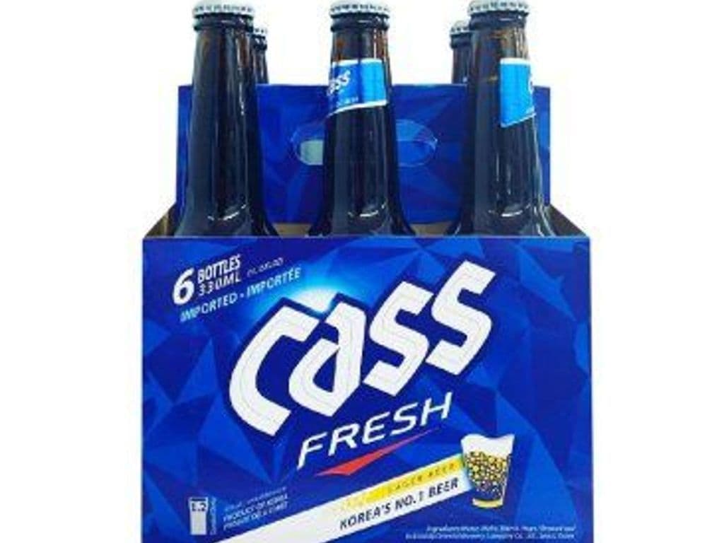 Cass Fresh Beer Bottle 355ml (6 Pack)