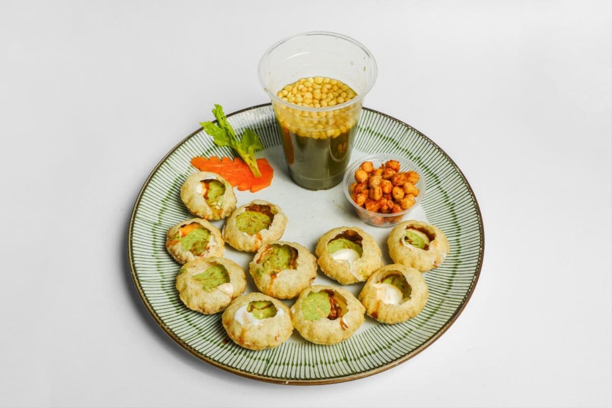 Gol Gappe Plate
