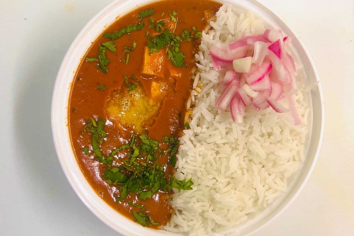 Shahi Paneer /Rice/Half naan