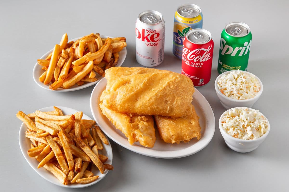 Family Meal A: 4 Pc of Fish