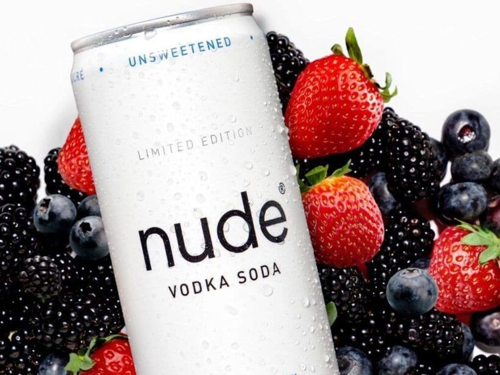 Nude Arctic Berry Vodka Soda Cans (355 ml x 6 ct)