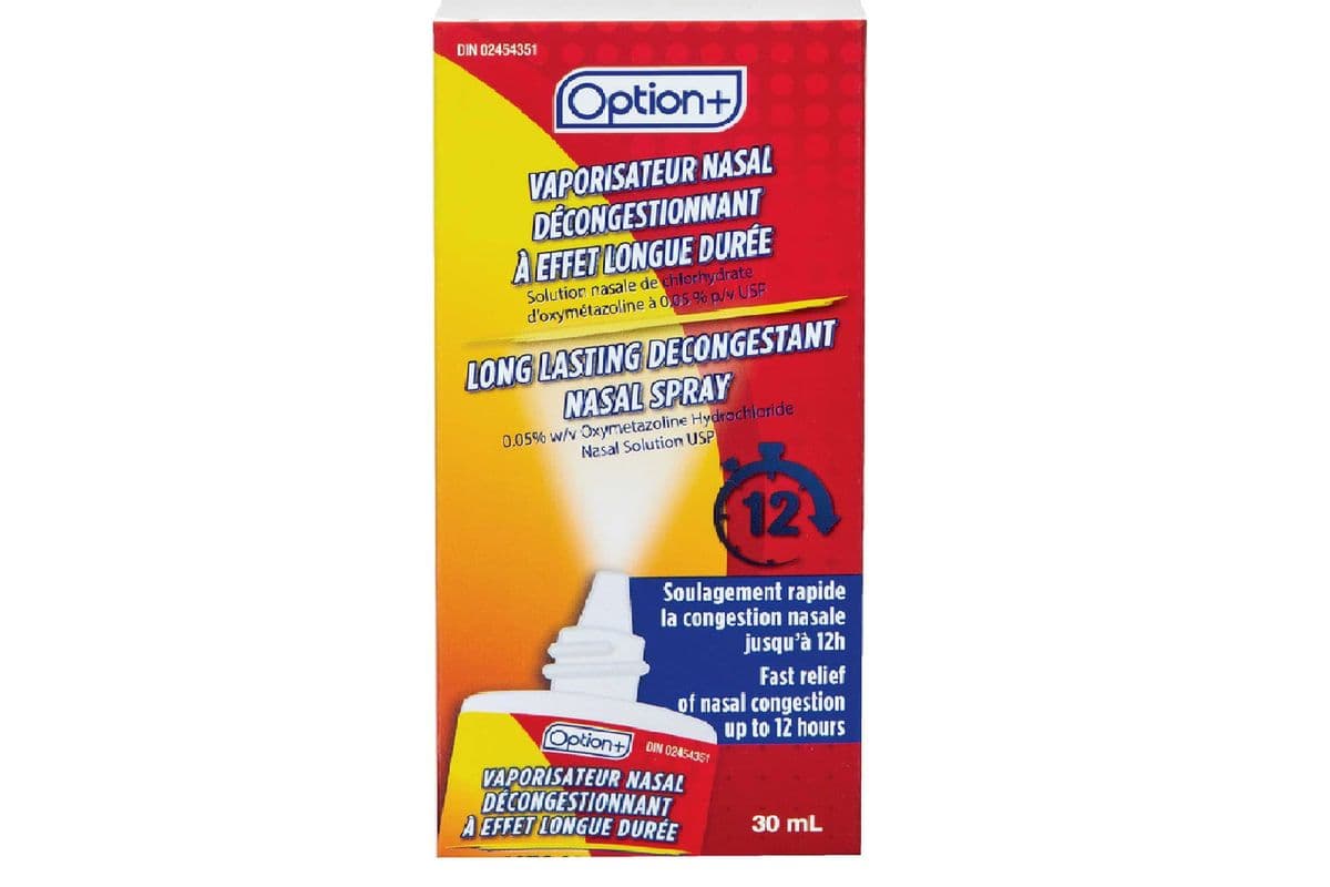 OPTION+ LONG LASTING DECONGESTANT NASAL SPRAY 30ML PACK (30 ML)