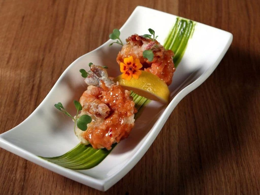 Golden Glazed Ebi Mayo