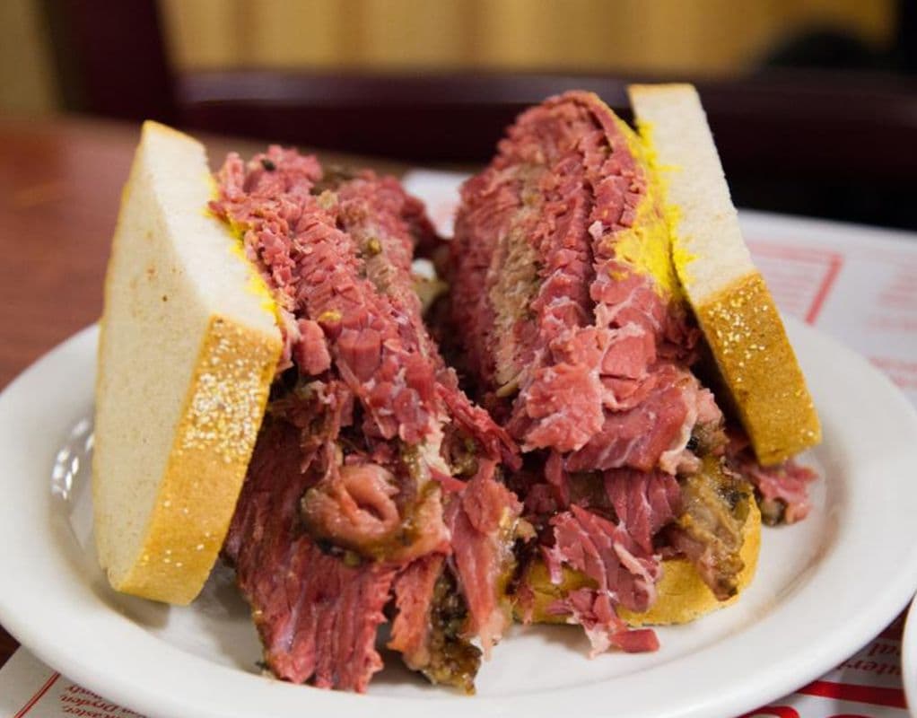 Sandwich smoked meat