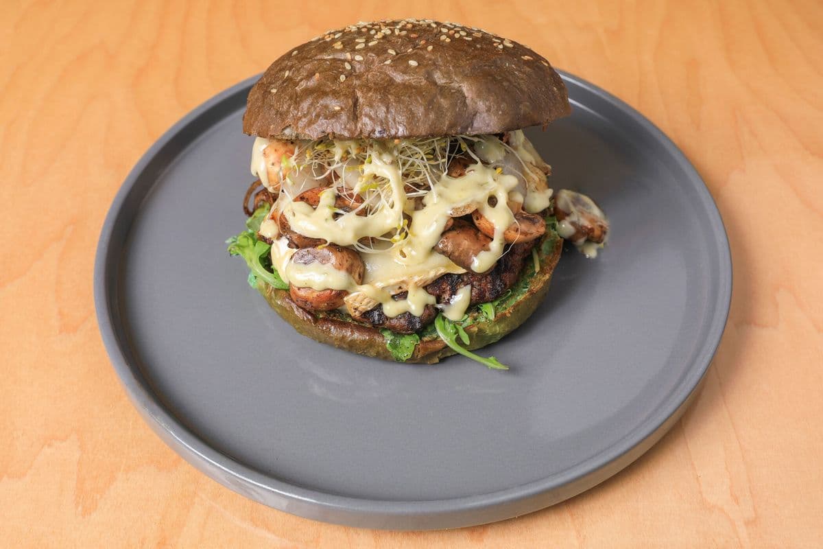 Swiss Brie Burger