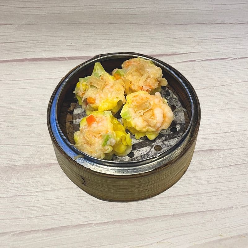 Steamed Dried Scallop and Shrimp Shiu Mai / 瑤柱蝦燒賣