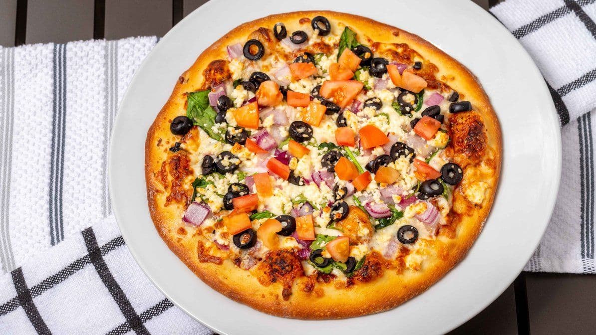 Large The Genius Greek Pizza