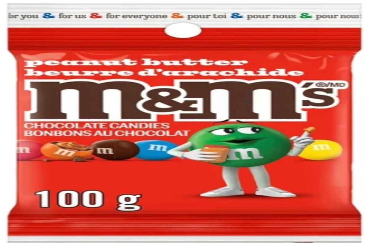 M&M's Peanut Butter Chocolate Candies 100g