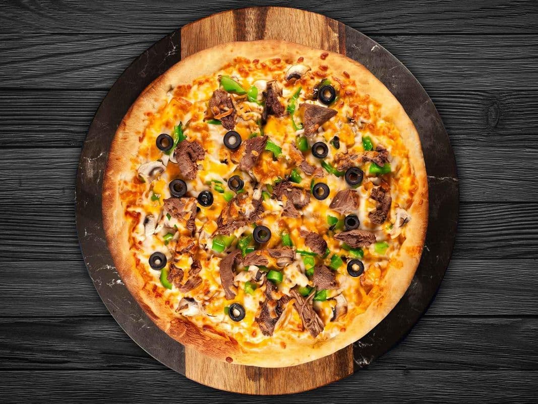 Beef Tongue Pizza