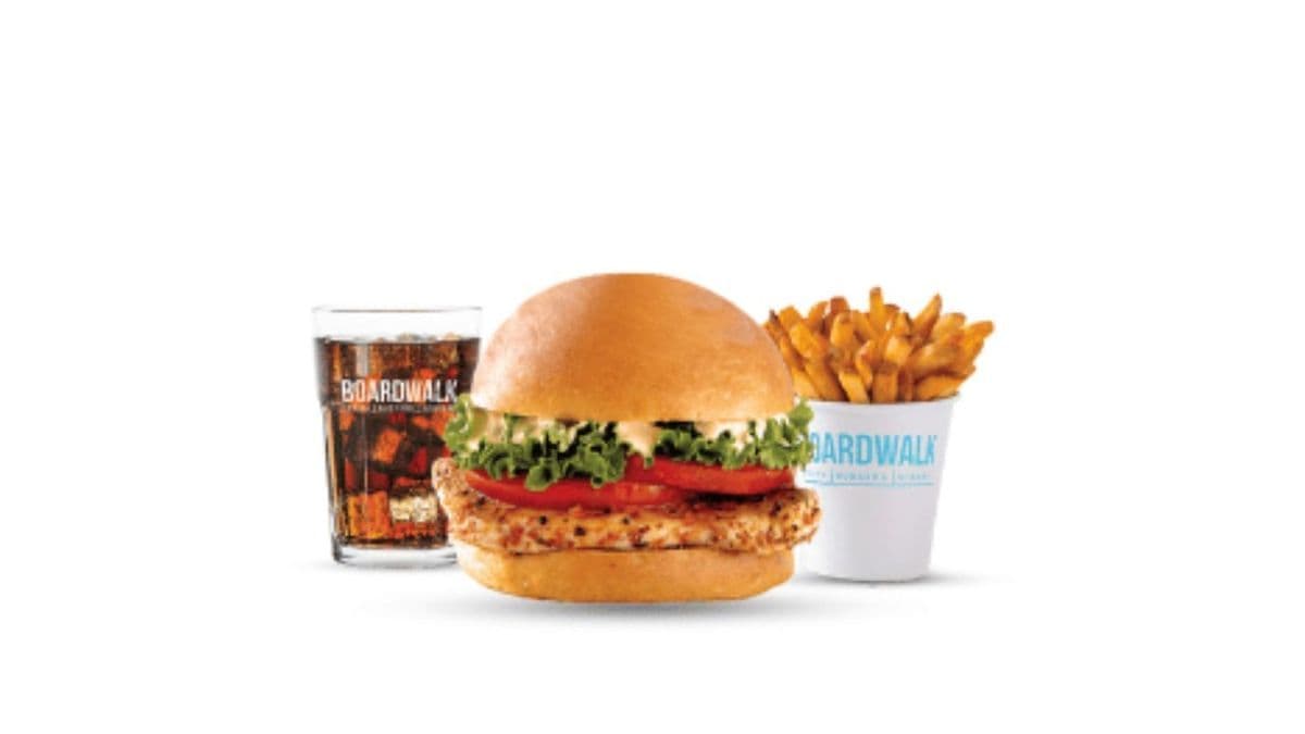 Grilled Chicken Burger Combo