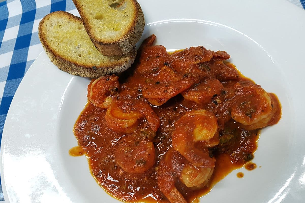 Gamberi alla Diavola
