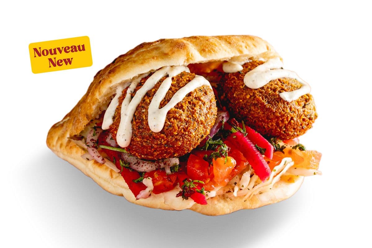 Oven-Baked Falafel Pita