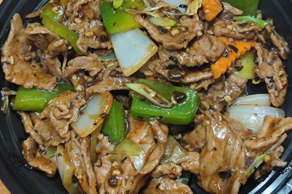 Beef in Black Bean Sauce