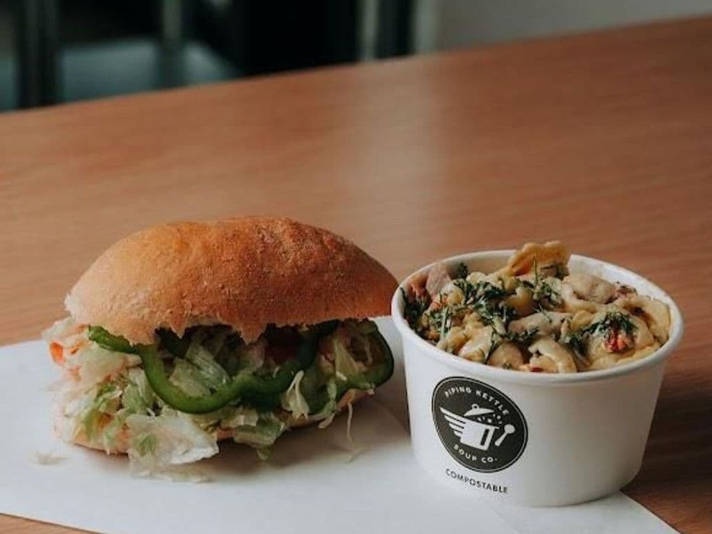 Small Sandwich & Salad