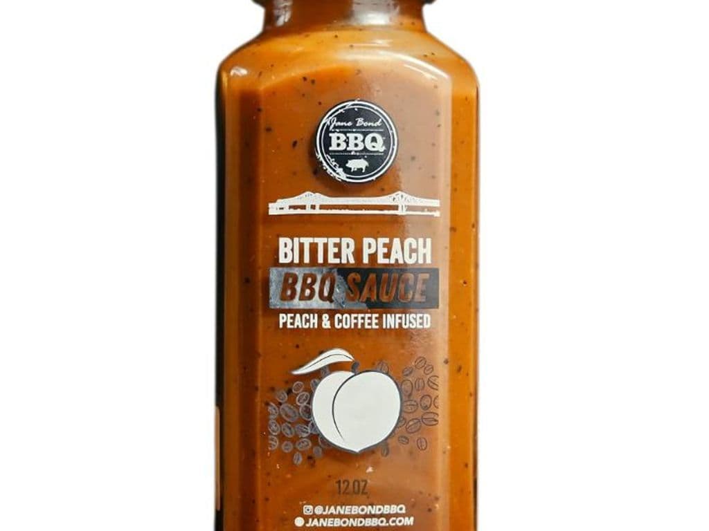Bitter Peach BBQ Sauce Bottle