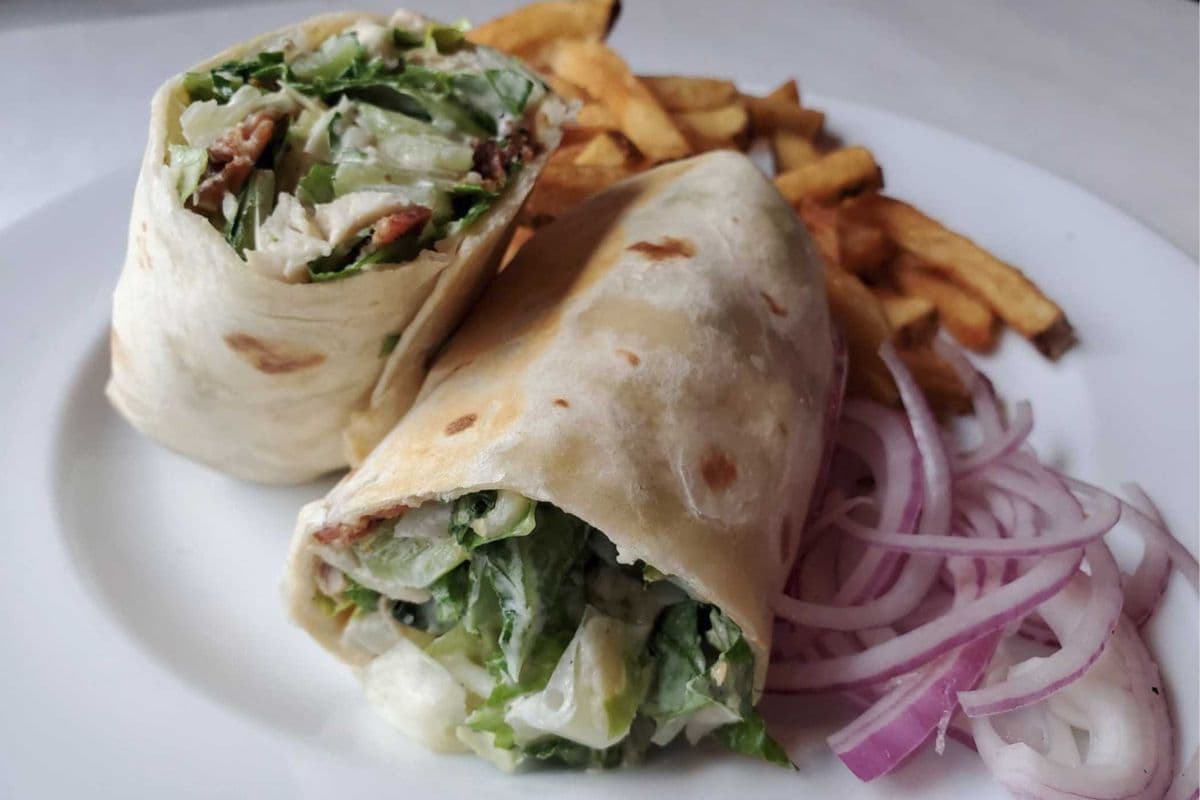 chicken Caesar wrap