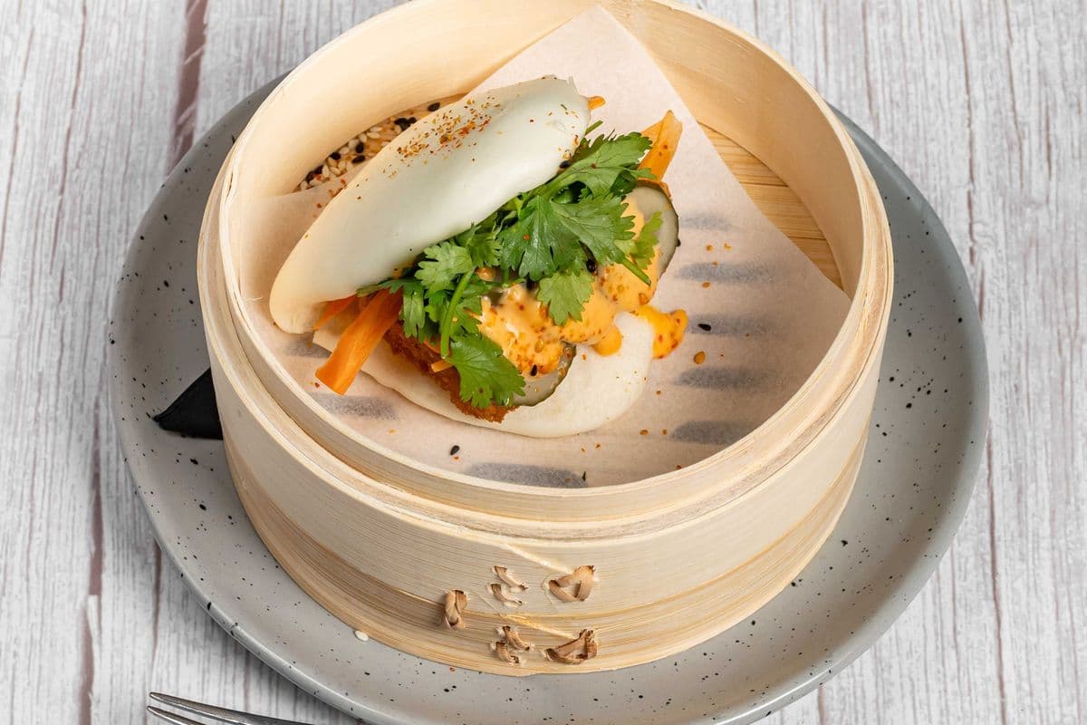 Salt and Pepper Tofu Bun