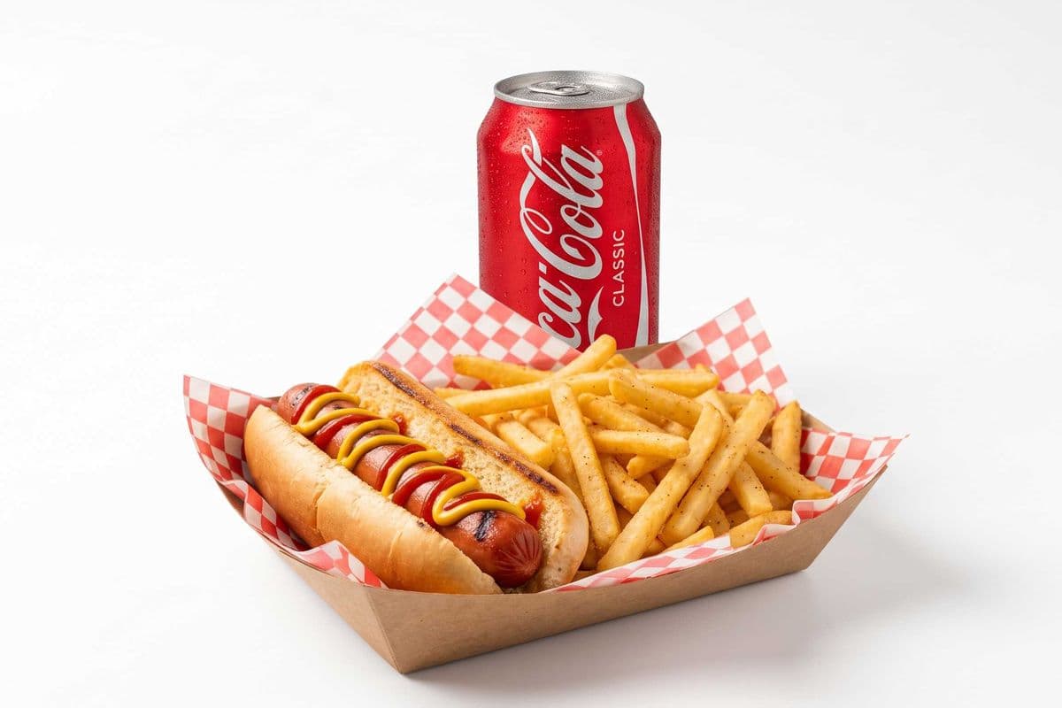 7" Hot Dog Combo