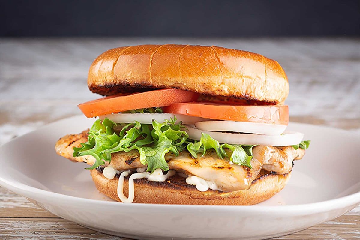 Classic Grilled Chicken Burger