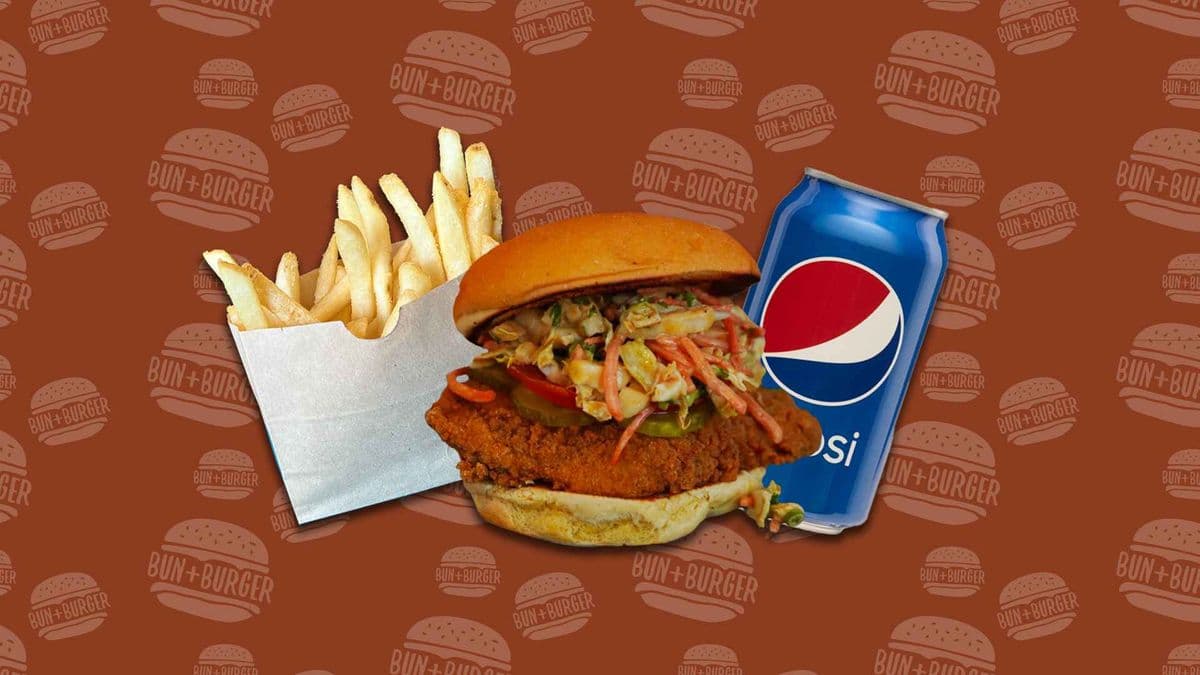 Crispy Chicken Burger Combo