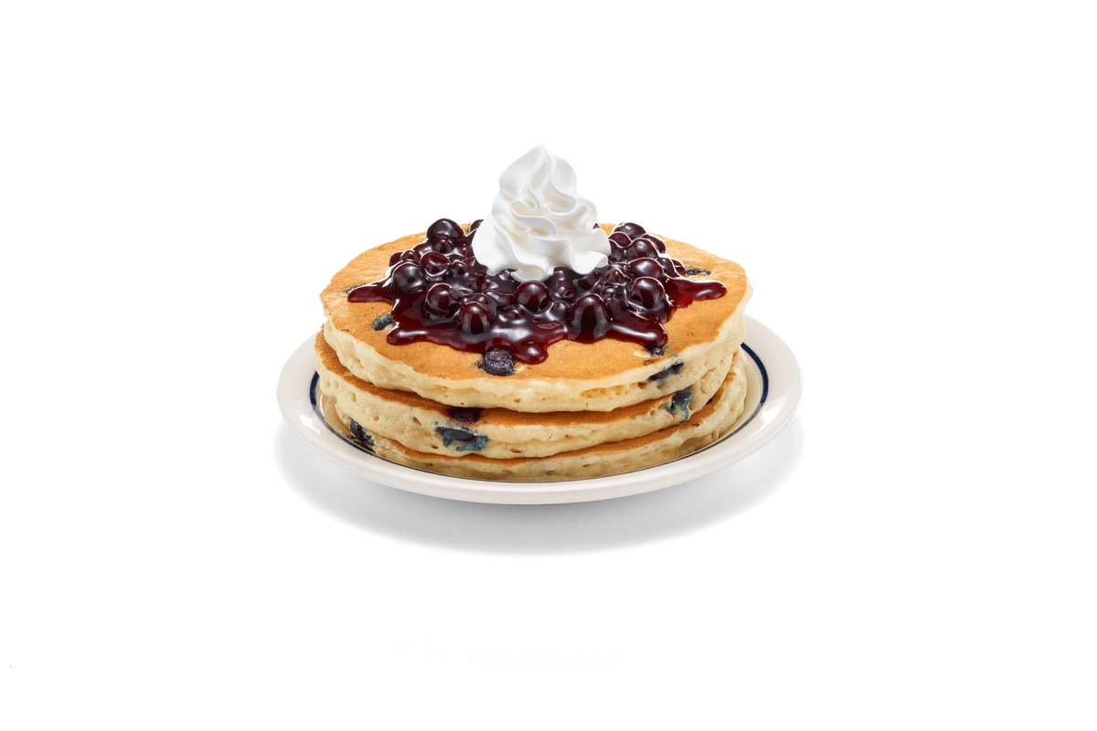 Double Blueberry Pancakes (4 pcs)