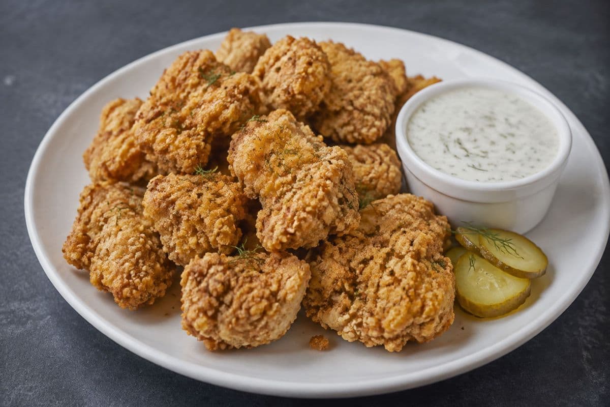 Dill Pickle Chicken Bites